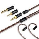 Tripowin Amber 32AWG OFC HiFi IEM 0.78mm 2pin Conector Cable
