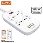 LDNIO SC4407 Power Socket 4 USB QC3.0