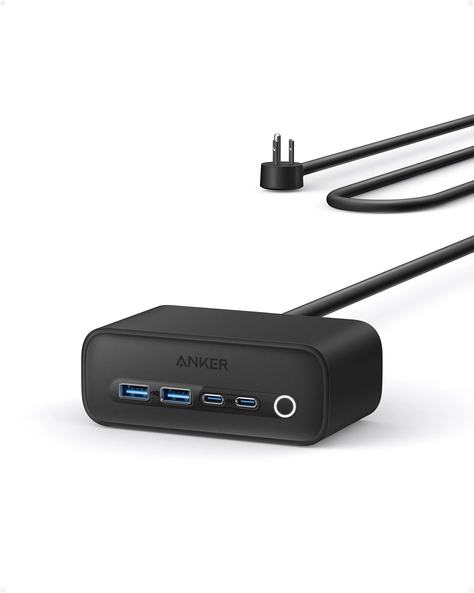 Anker 525 Charging Station 7-in-1 USB C Power Strip 67W