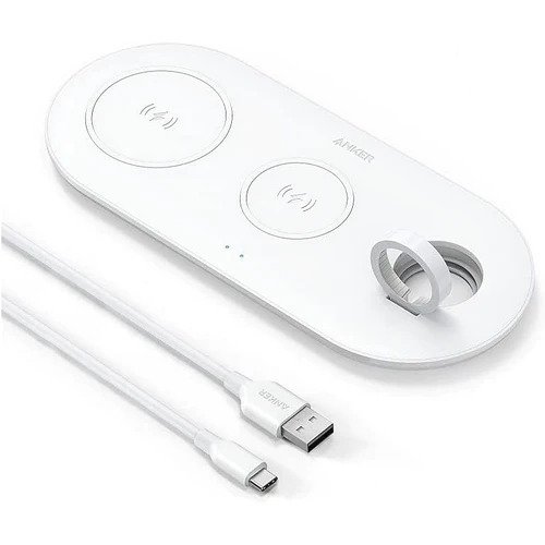 Anker PowerWave 3-in-1 Qi-Certified Pad Wireless Charging Station – A2590021