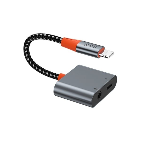 Wiwu LT08 Lightning To Lightning & 3.5mm Audio Converter