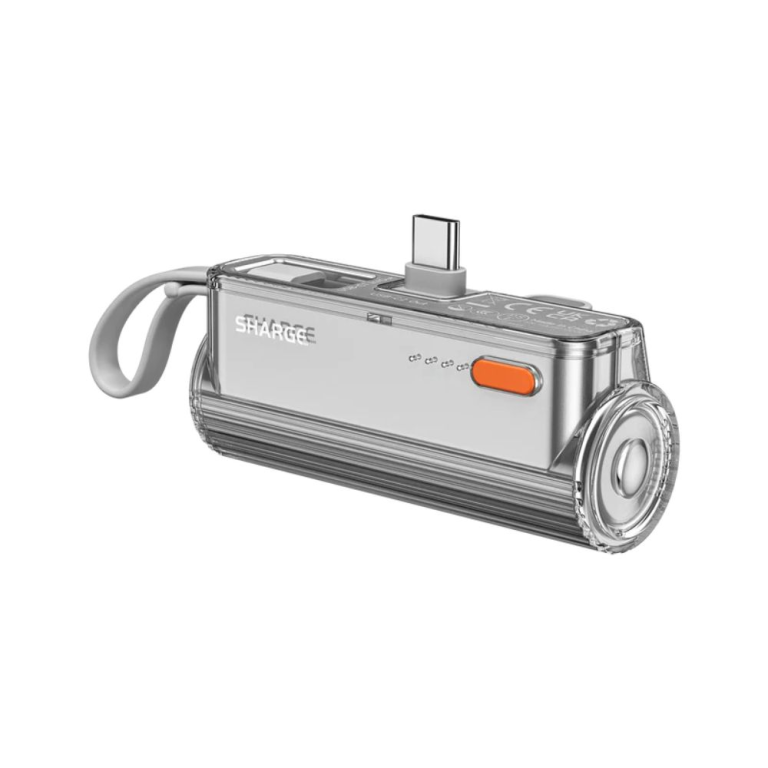 SHARGE 5000mAh Flow mini power Bank Compatible with iPhone, Android