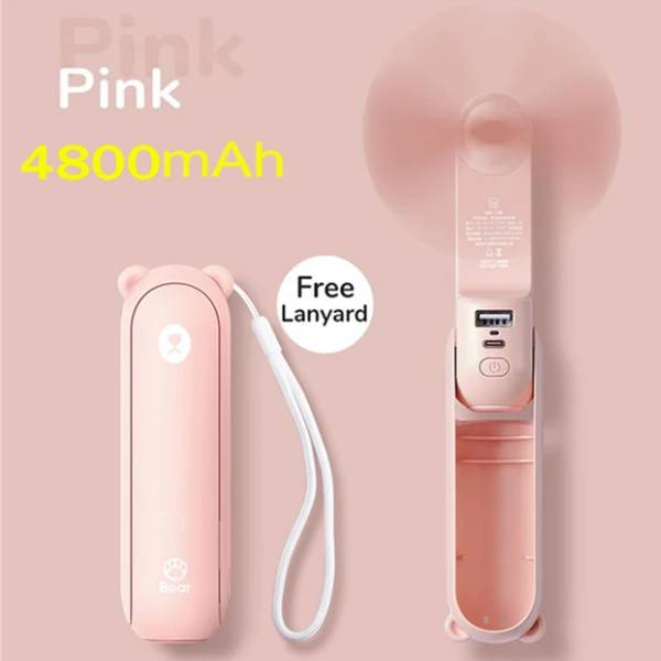 JISULIFE F8X Mini Fan Portable Fan (New Upgrade Version)
