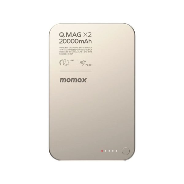 Momax Q.Mag X2 20000mAh Magnetic Wireless Power Bank