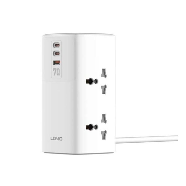 LDNIO SC4383 70W Multifunctional Universal Desktop Power Adapter