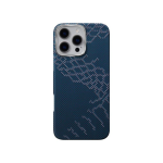 Pitaka Snake Ridge Case For iPhone 16 Pro & 16 Pro Max (Snowy day)