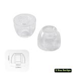 EPZ M100 Liquid Silicone Eartips for IEM Earphone Bluetooth Earbuds