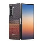 Pitaka MagEZ Case 5 Tactile Woven Case for Galaxy Z Fold 6 -Sunset 1500D