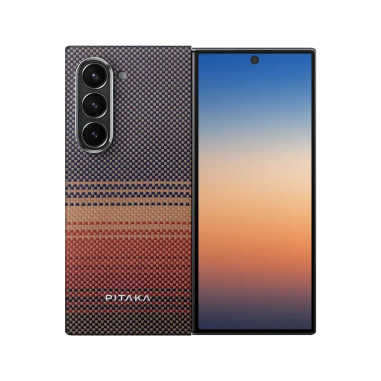 Pitaka MagEZ Case 5 Tactile Woven Case for Galaxy Z Fold 6 -Sunset 1500D