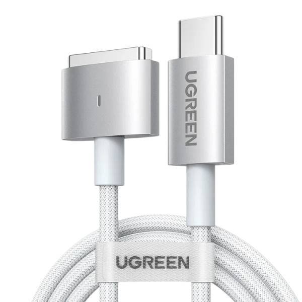 Ugreen 35509 140W USB-C to Magsafe 3 Braided Charging Cable for MacBook Pro / Air – 2m (US530)