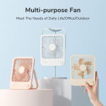 JISULIFE Portable Ultra-slim Table Fan (FA26A)