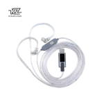 KZ M2 Dual Mic Type C EQ Tuning Switch Silver Plated Upgrade Cable