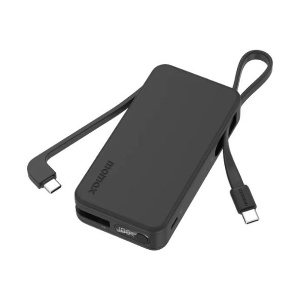 Momax IP138 10000mAh Battery Pack with Dual Cable