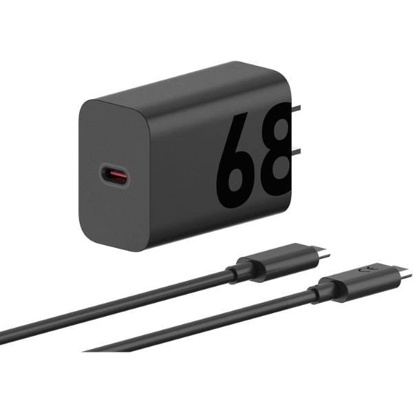Motorola TurboPower 68W USB-C GaN Wall Charger with 6.5A Cable