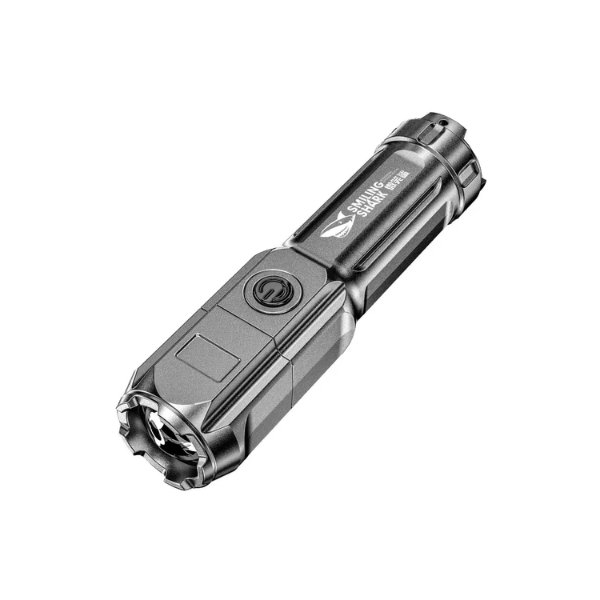 SMILING SHARK 622A Telescopic Focusing LED Flashlight