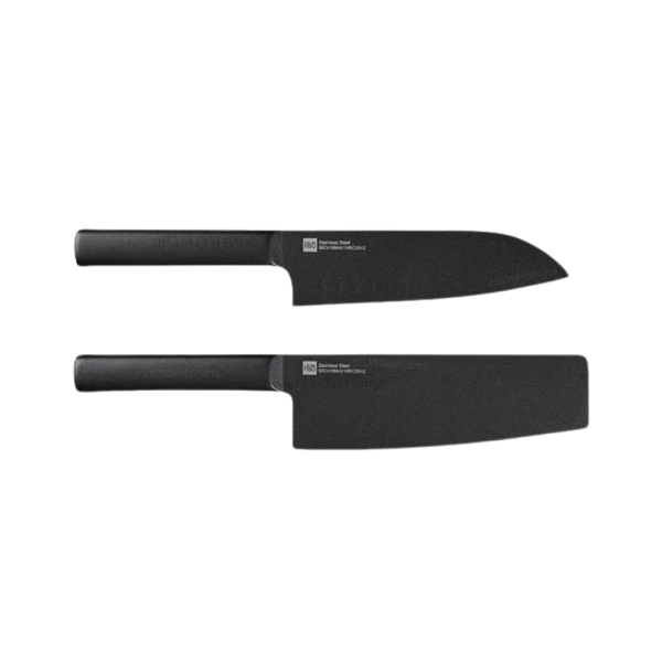 Xiaomi Huohou Cool Black Non-Stick Stainless Steel Knife Set (2pcs)