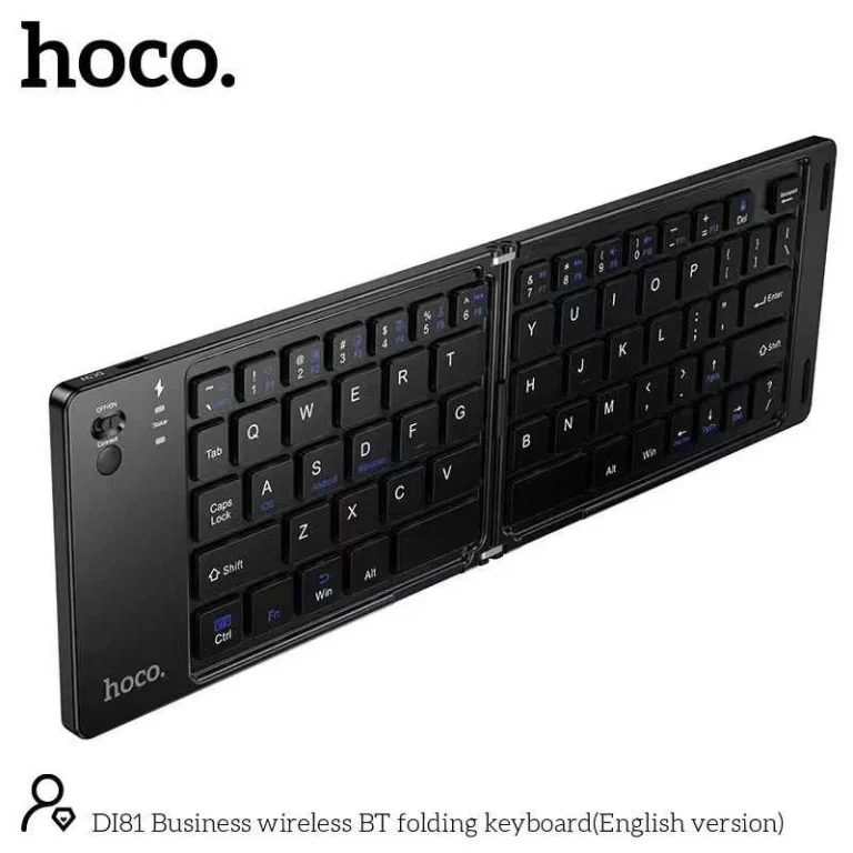 Hoco DI81 Portable Foldable Wireless Bluetooth Keyboard