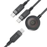 ACEFAST C6-11 3-in-1 100W Charging Data Cable with Wireless Charger
