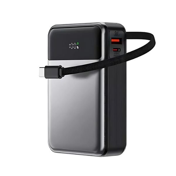 Acefast M21 20,000mAh 65W Power Bank with Attached Type-C Cable