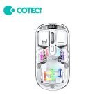 COTECi OF-026-WH Magic Crystal IV Wireless & Bluetooth Dual-Mode Mouse