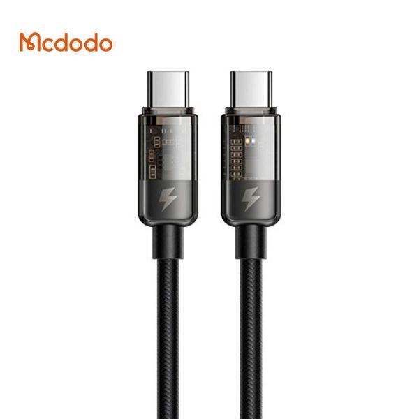 Mcdodo CA 284 Auto Power Off 100W Digital Display Type-C to Type-C Cable 1.2m