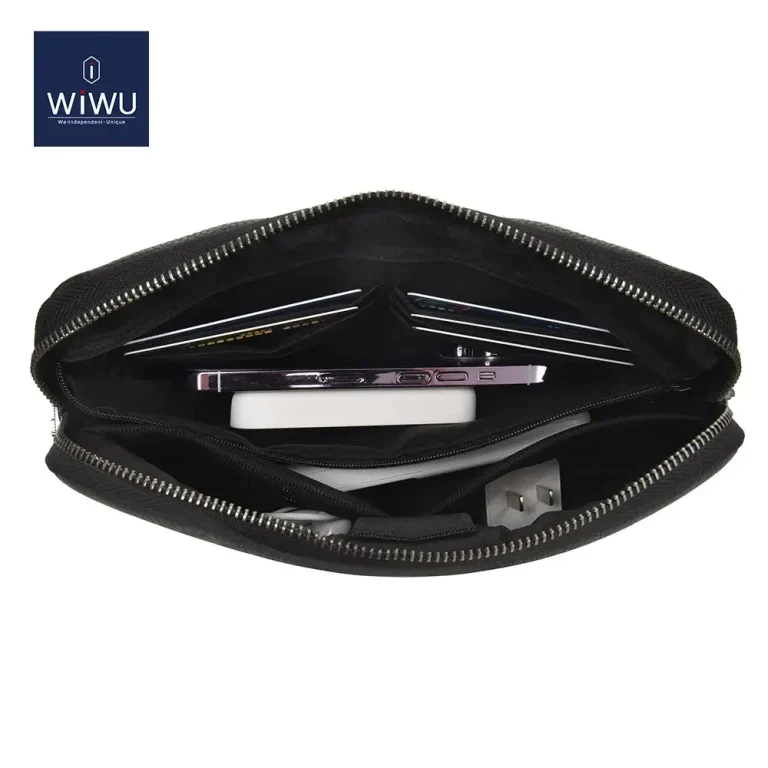 WiWU Alpha Fingerprint Lock Clutch Bag