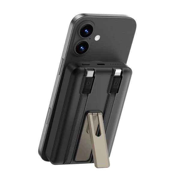 WiWU Wi-P056 Elite Power Bank 10000mAh Magnetic Wireless Charging With Stand