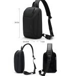 BANGE BG-8031 Men Chest Bag Business Duty Large Capacity Shoulder Crossbody Bag - Image 2