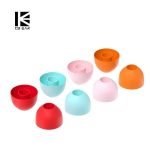 KBEAR Rainbow Matte Oil Silicone Eartips 4 Pair