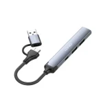 Ldnio DS-64C 4-in-1 USB/Type-C Hub Adapter
