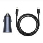 Baseus Car Charger With Type-C to Lightning