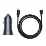 Baseus Car Charger With Type-C to Lightning
