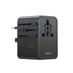 USAMS CC309 25W Dual Type-C and USB-A Ports Universal Travel Charger
