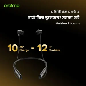 Oraimo OEB-611 Necklace 5 ANC Wireless Neckband